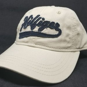 TOMMY HILFIGER Beige Embroidered Spellout Hat
